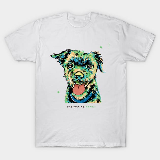 Kawaii Dog (Feat. Cloud Tolson), Dark Text T-Shirt by RJ Tolson's Merch Store